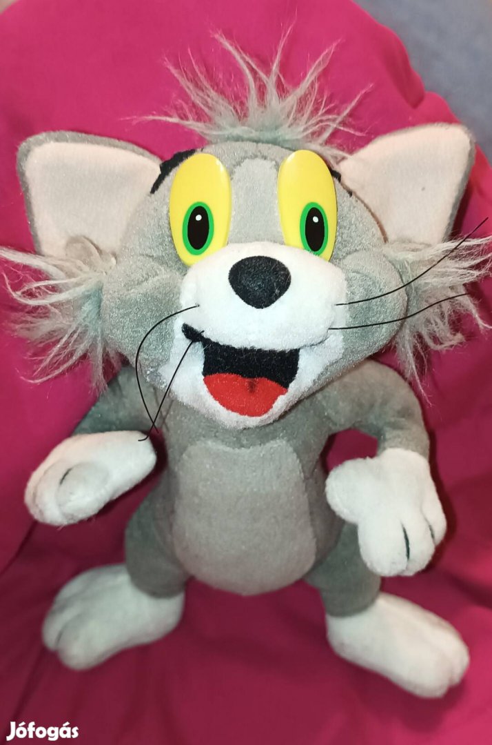 Új Disney TomJerry Plüss Tom nyuszi macska cica játék baba