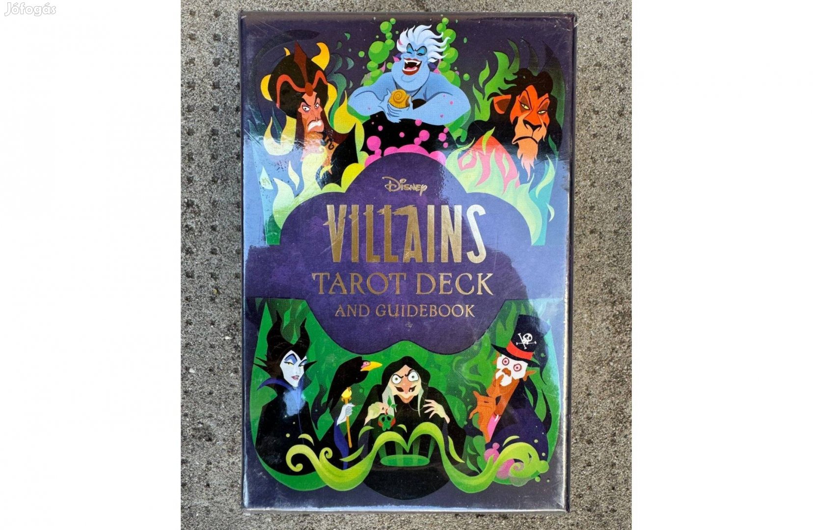 Új Disney Villains Tarot Deck and Guidebook Kártya Angol Használati