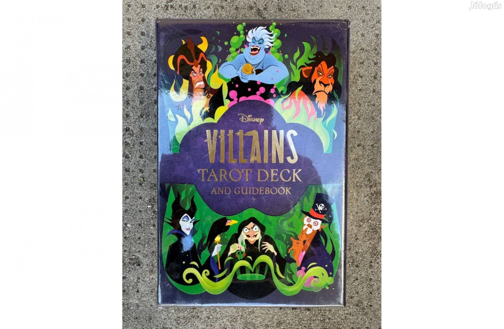 Uj Disney Villains Tarot Kartya Tarot Deck and Guidebook Angol