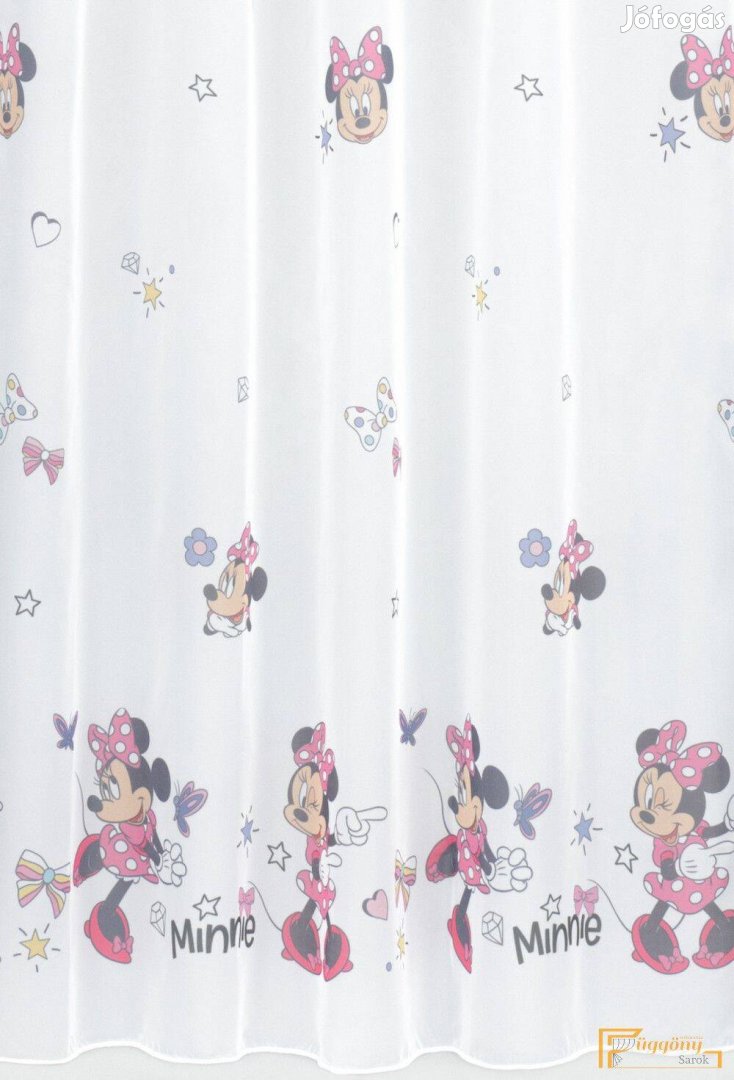 Új Disney mintás Minnie függöny (140 x 245 cm) párban