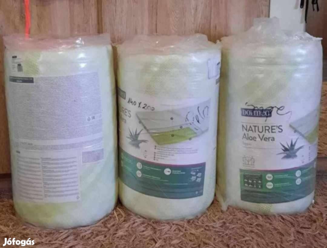 Új Dormeo 140x200 cm Aloe Vera Natures fedőmatrac
