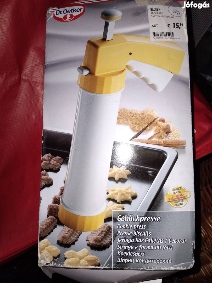 Új Dr Oetker 11 részes sütemény kinyomó szett