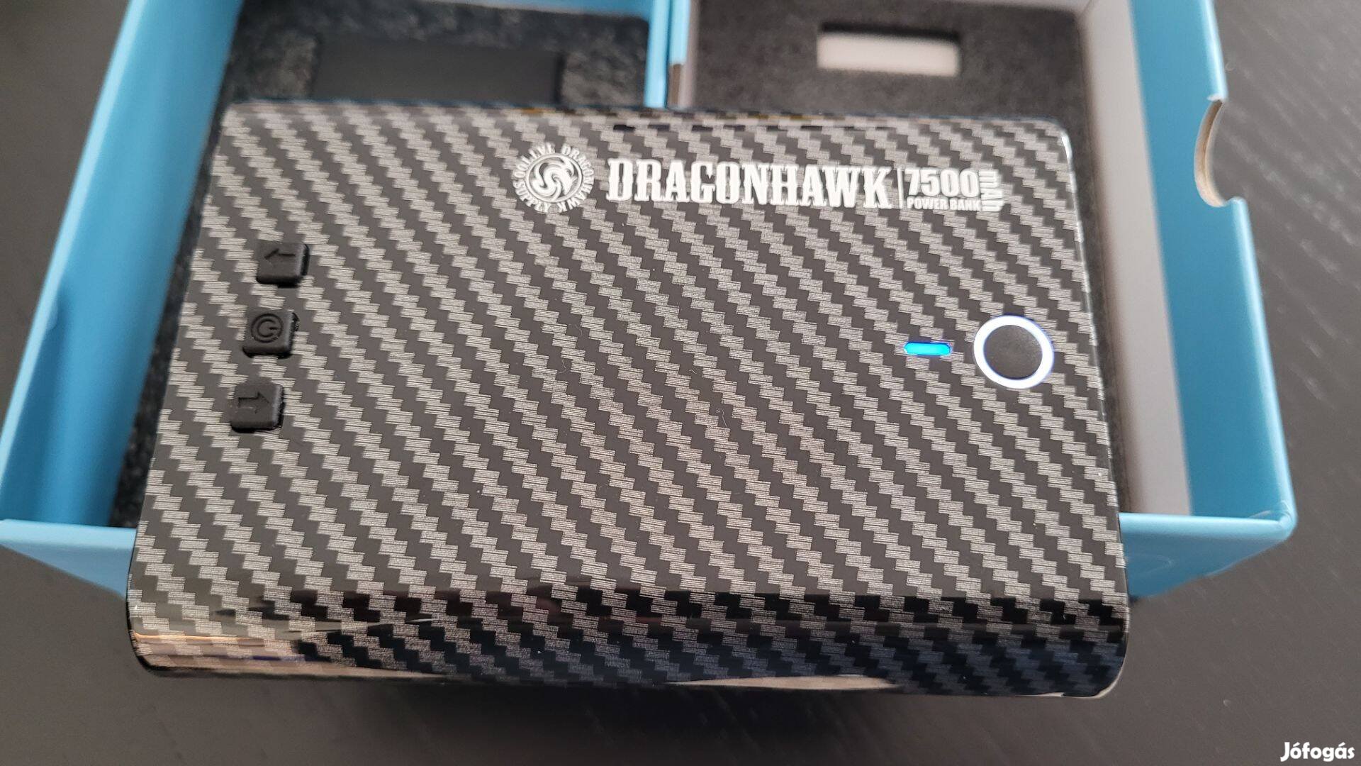 Új Dragonhawk hordozható tetováló tápegység power bank 7500mah 20 óra