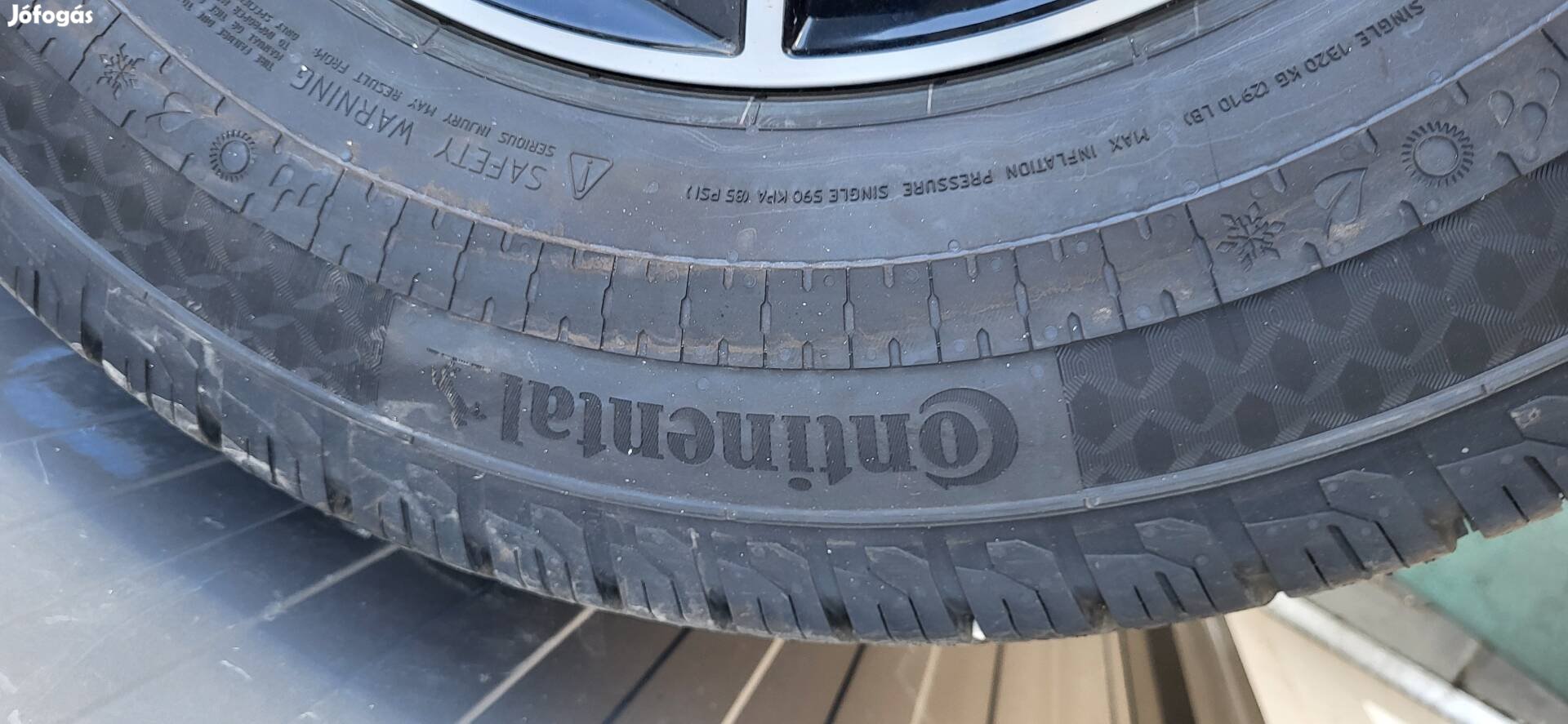 Új Ducato 16 gyári alufelni 5x118 225/75 R16 CP négyévszakos gumi 2024