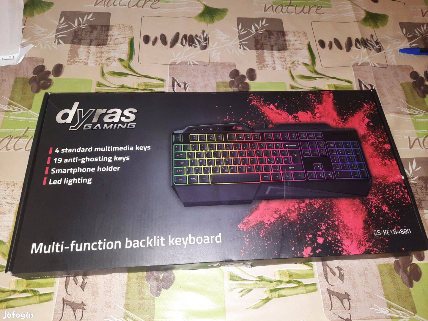 Új Dyras GS-Keyb488B világító gaming billentyűzet eladó!