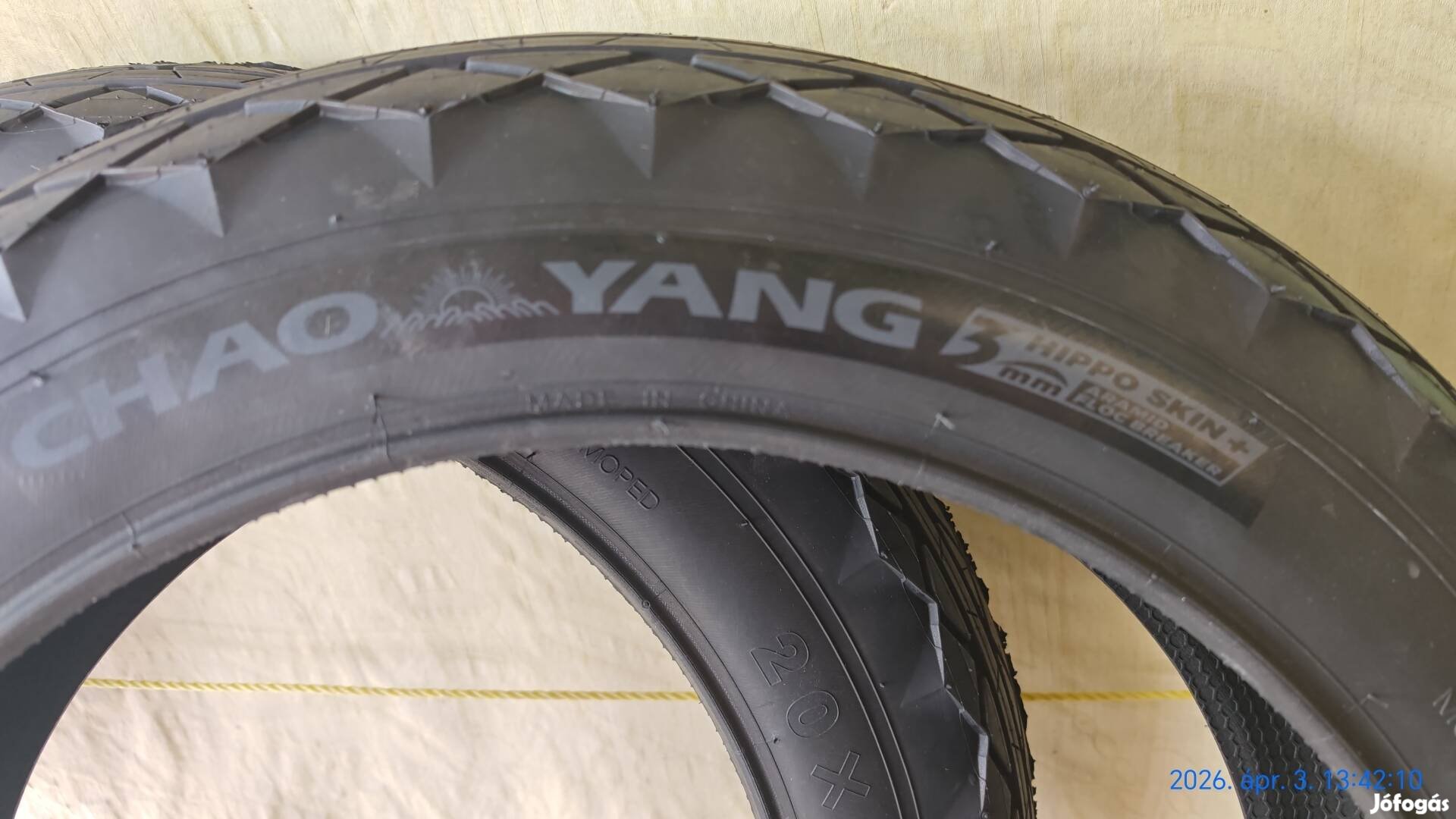 Új Ebike külső gumi 20 4.0 Chayo Yang