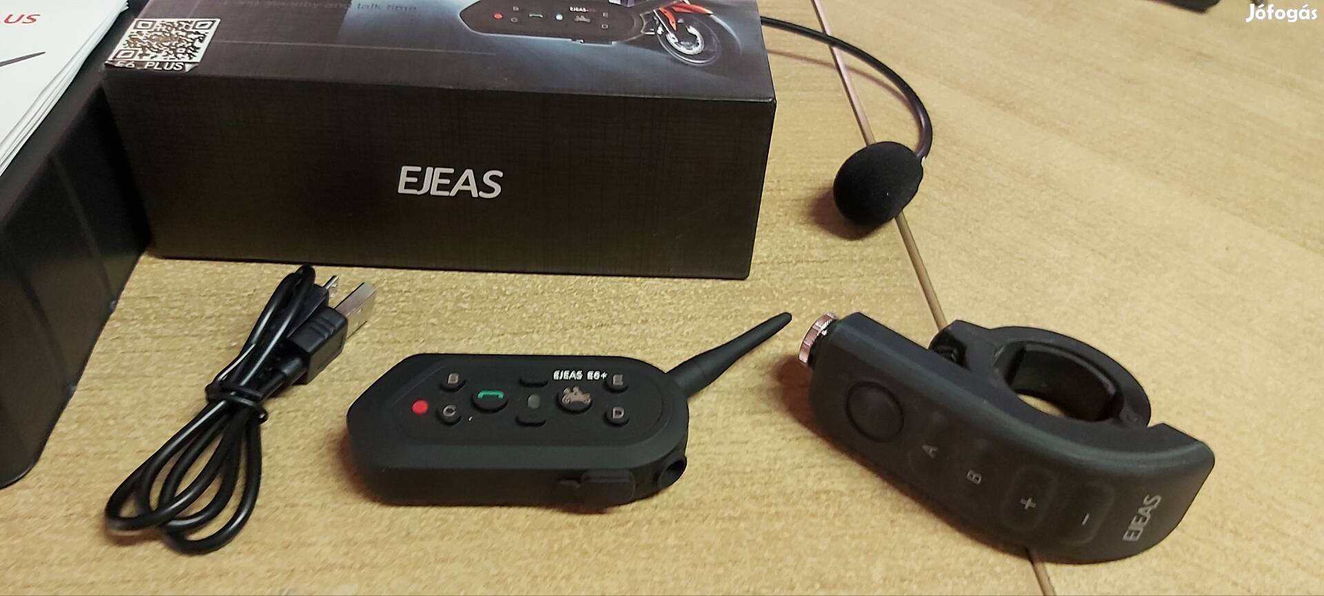 Új Ejeas E6 Motoros bluetooth headset kihangosító 
