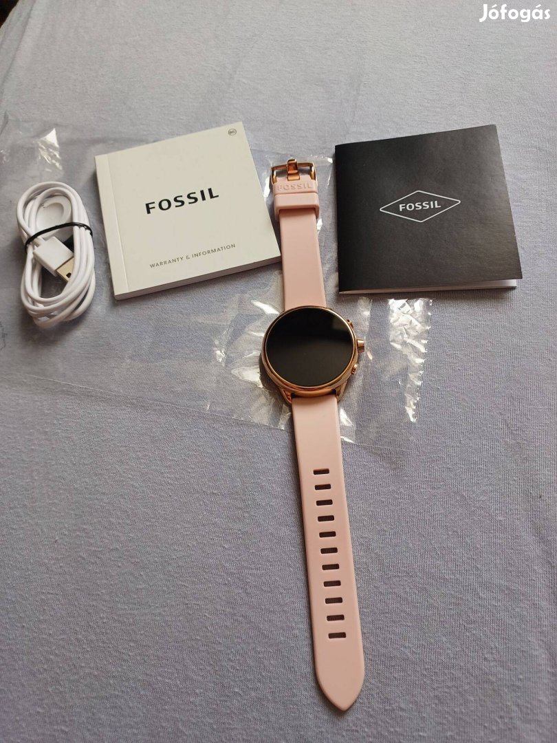 Új Eredeti Fossil FTW4071 Wellness edition magyar menüs okosóra