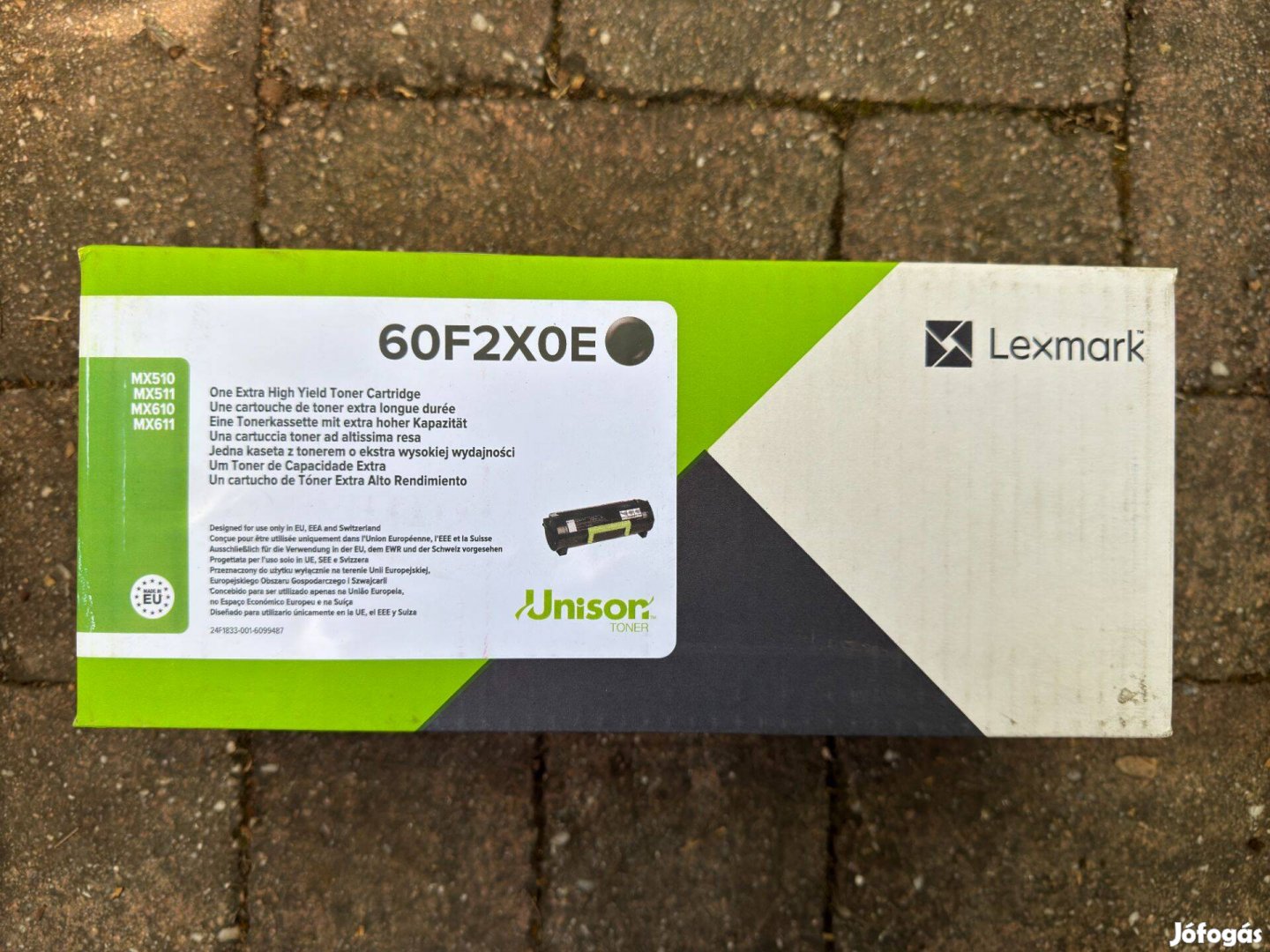 Új Eredeti Lexmark 602X Festékkazetta Fekete Toner Black 60F2X0E 20K