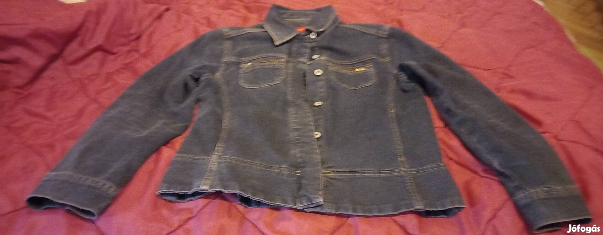 Új Eredeti River Island Női Karcsúsított Farmer Kabát