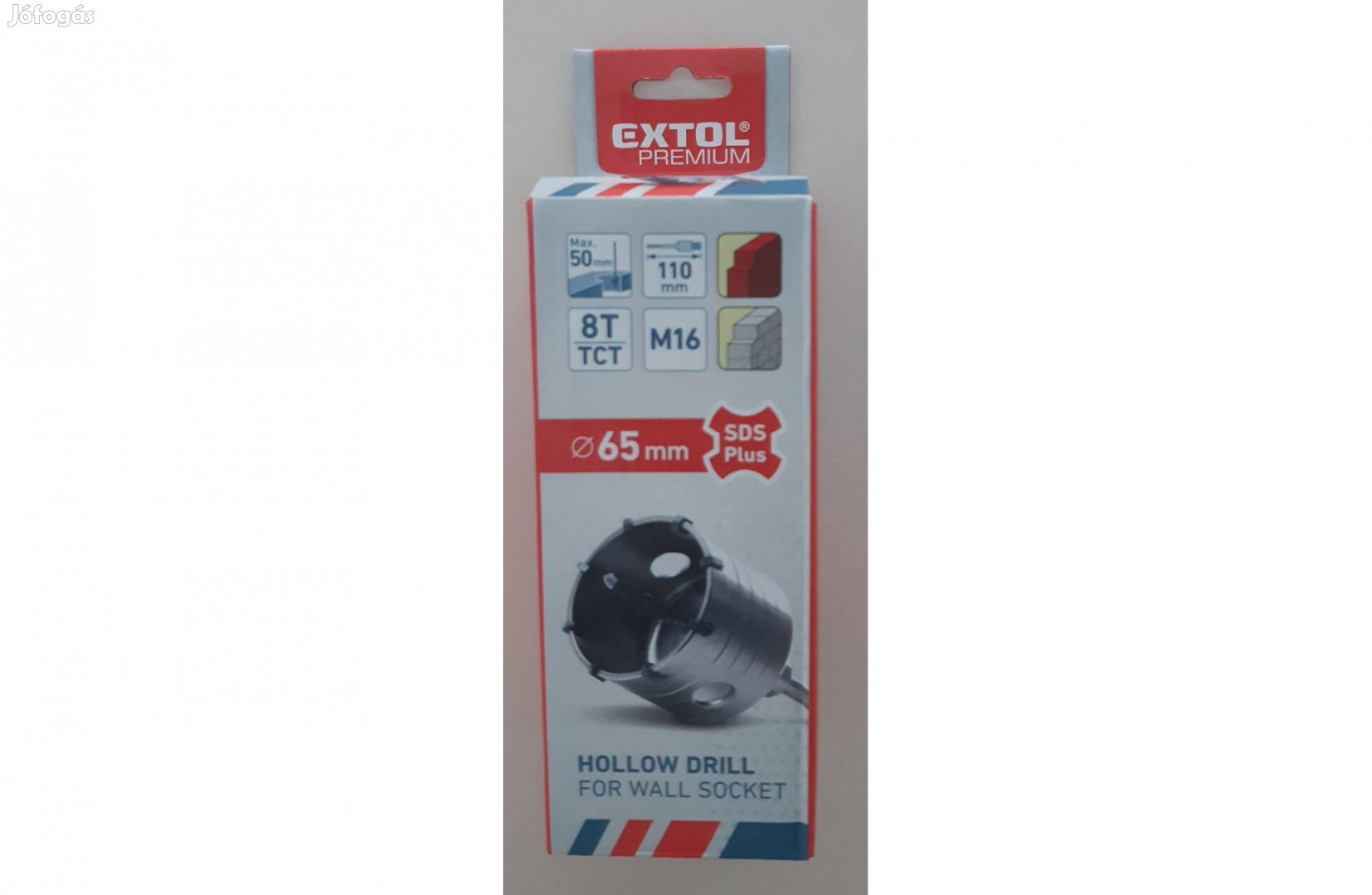 Új Extol Premium 65mm koronafúró, körkivágó, villamossági