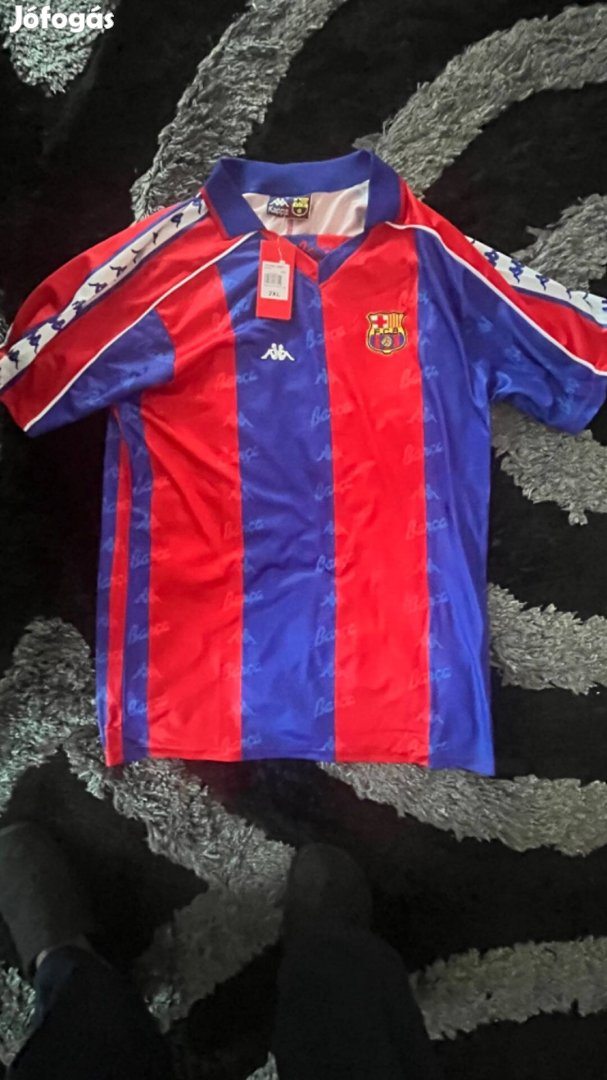 Új FC Barcelona retro mez eladó XXL