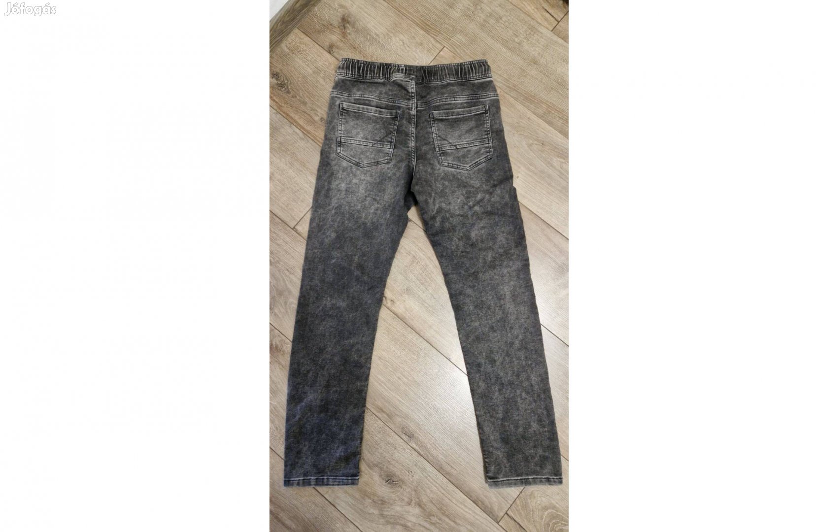 Új FF gumis derekú fiú farmer 164