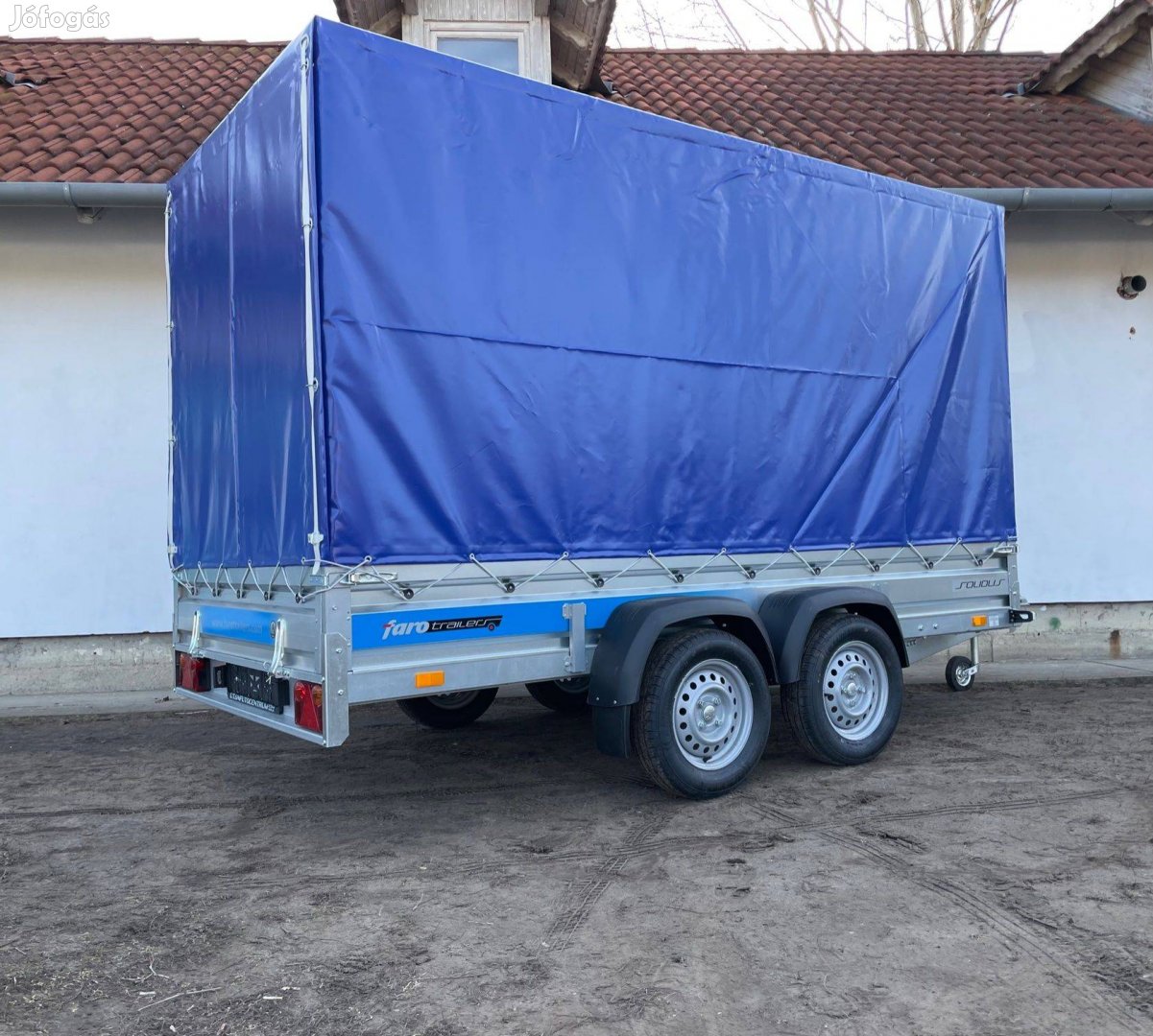 Új Faro Solidus 330 x 150 cm-es utánfutó eladó! Bruttó 742.900 Ft
