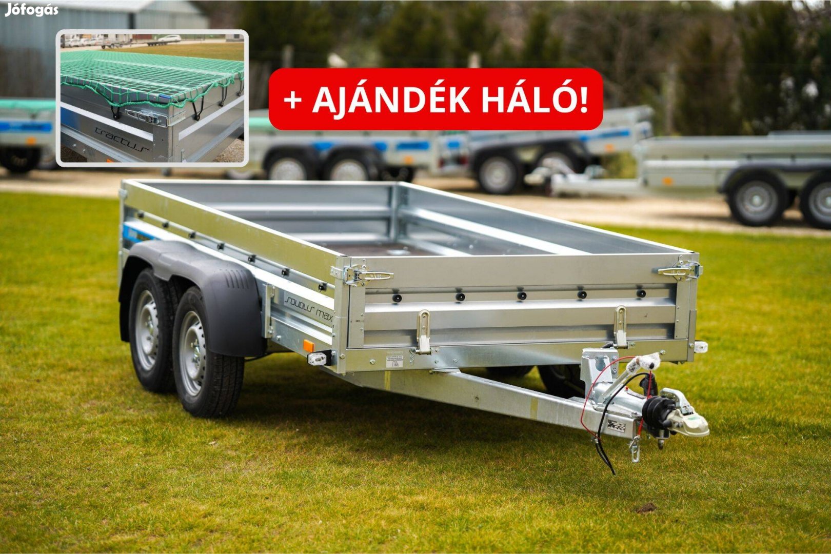 Új Faro Solidus Max 300 fékes utánfutó (2700 kg)