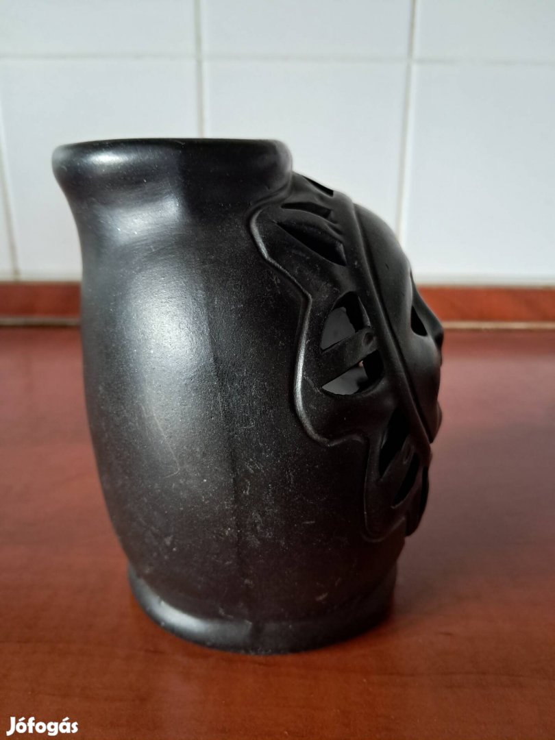 Új Fekete Napsugár Erdélyi Kerámia 