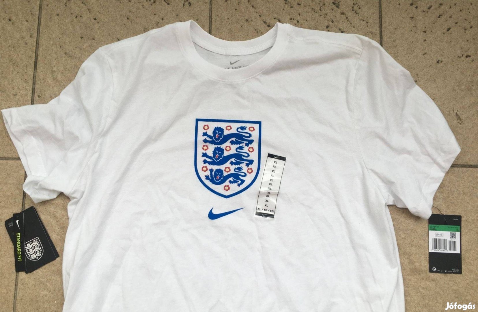 Új Férfi Nike England Anglia Football Póló XL-es