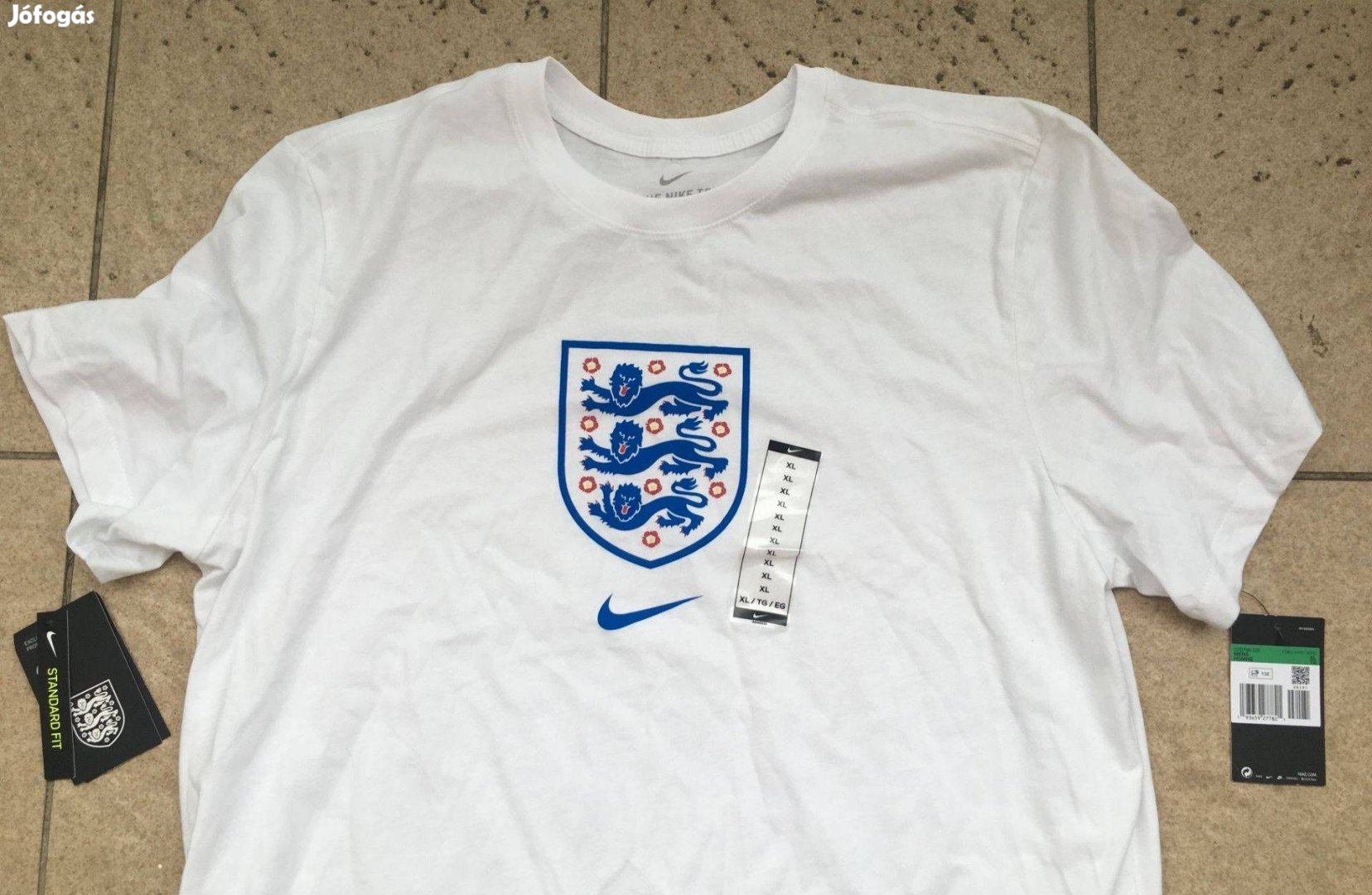 Új Férfi Nike England Anglia Football Póló XL-es