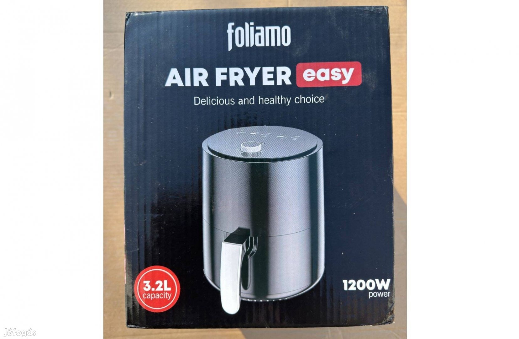 Új Foliamo Easy Forrólevegős Sütő 3.2L Airfryer Air Fryer