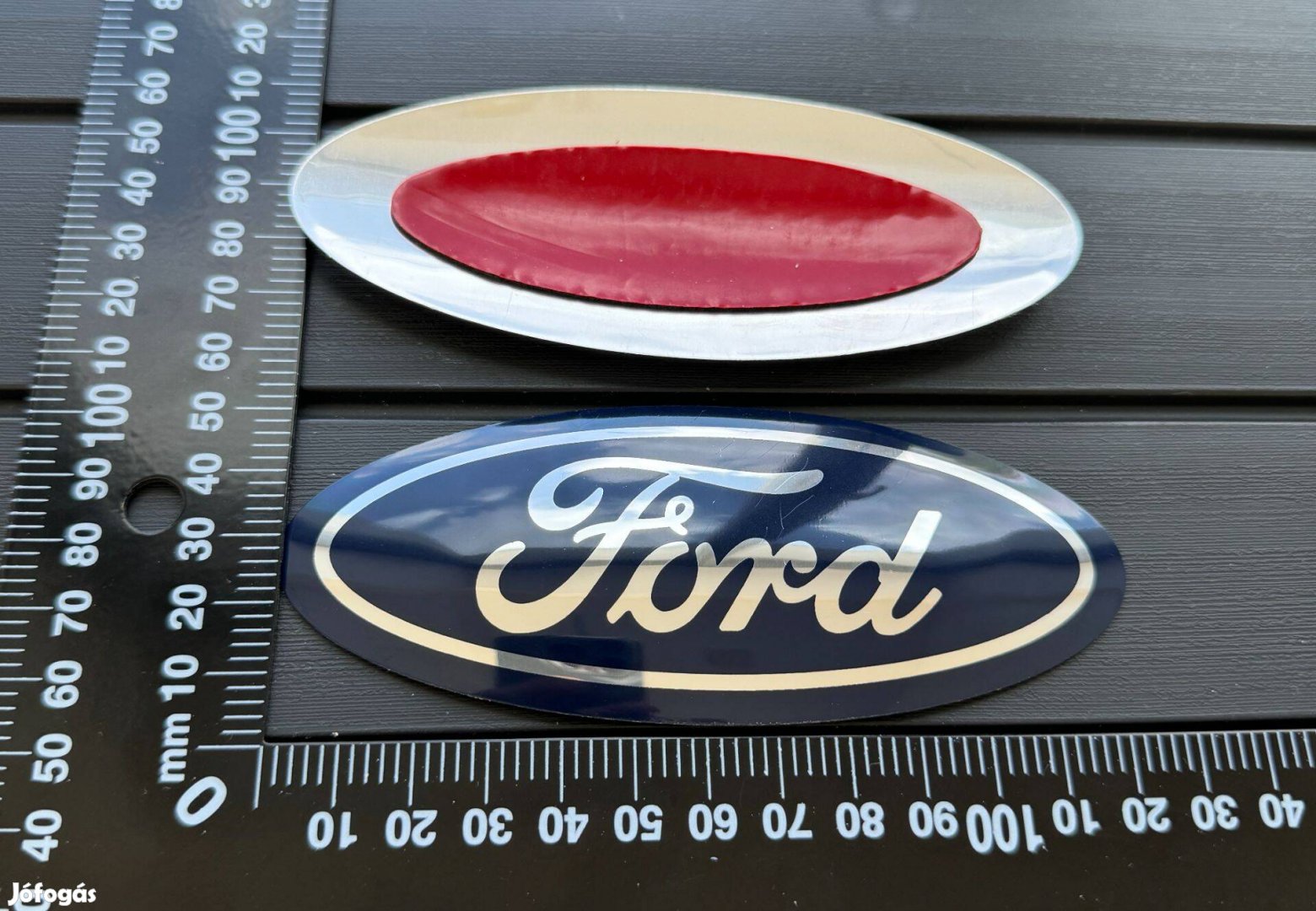 Új Ford 124mm 125mm Csomagtartó Gépház Géptető Embléma JEL Logo