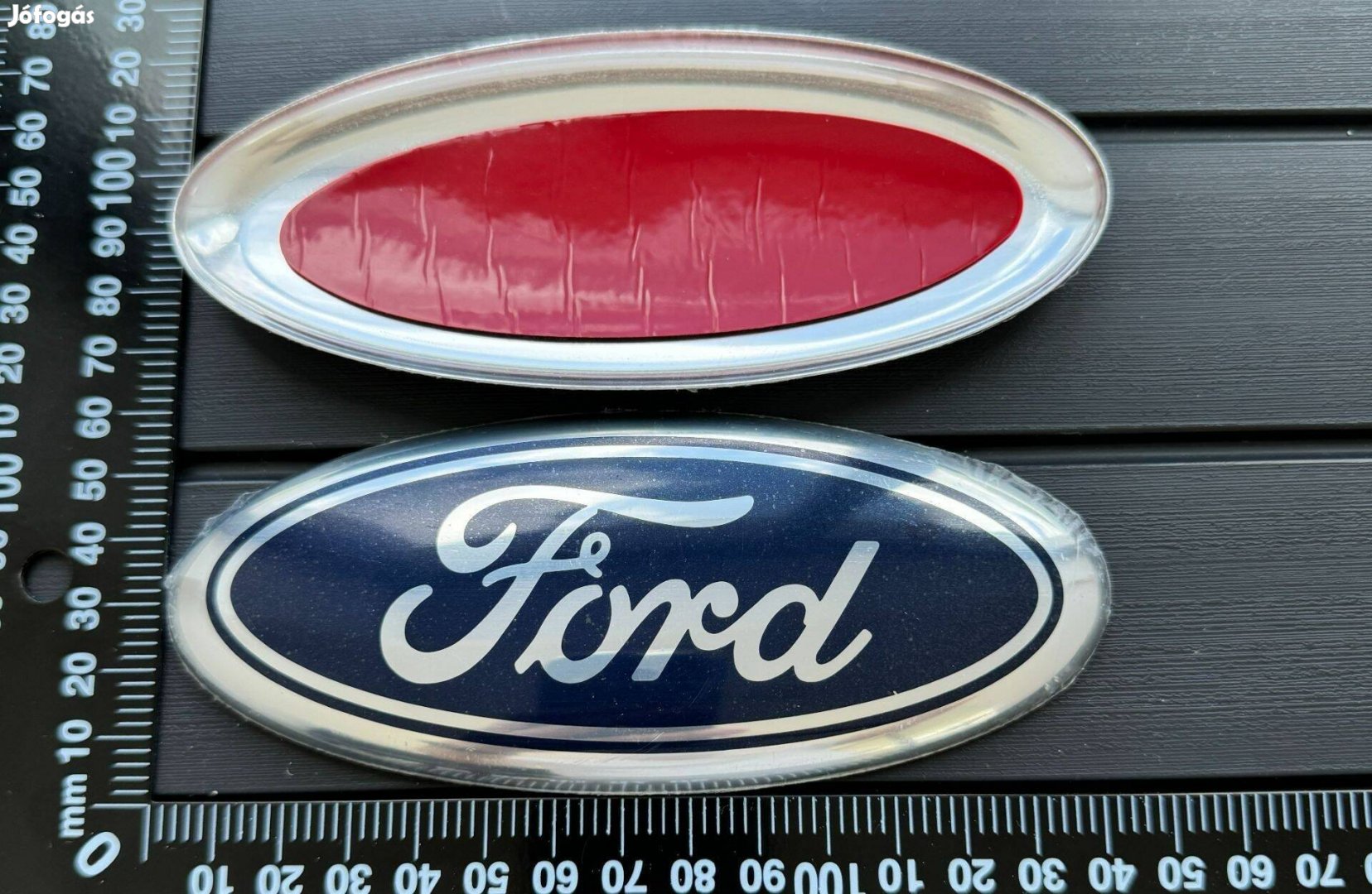 Új Ford 142mm 143mm 145mm JEL Logo Embléma Felirat Kiegészítő Ívelt