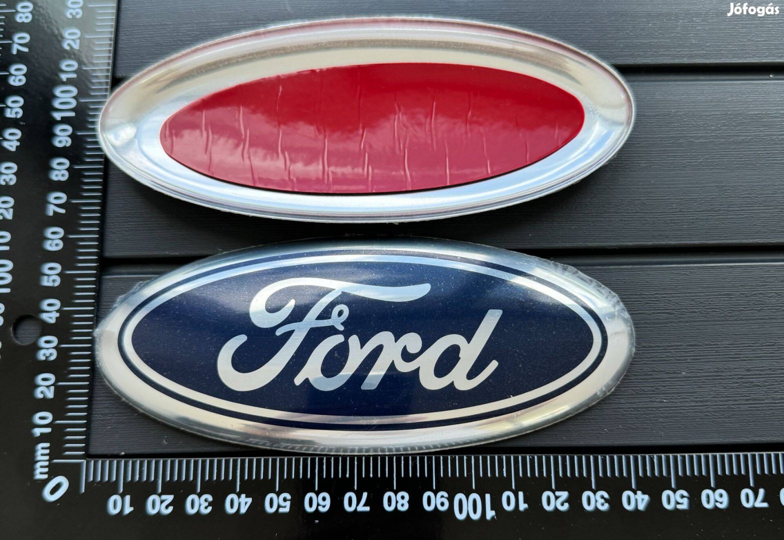 Új Ford 142mm 143mm Csomagtartó Gépház Géptető Embléma JEL Logo