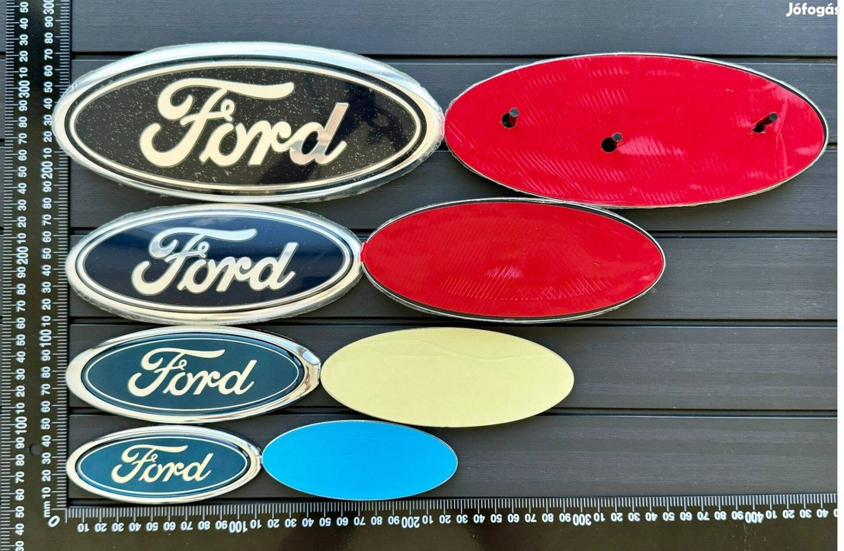 Új Ford 150mm 148mm 225mm 175mm 114mm 145mm 150mm JEL Embléma Logo