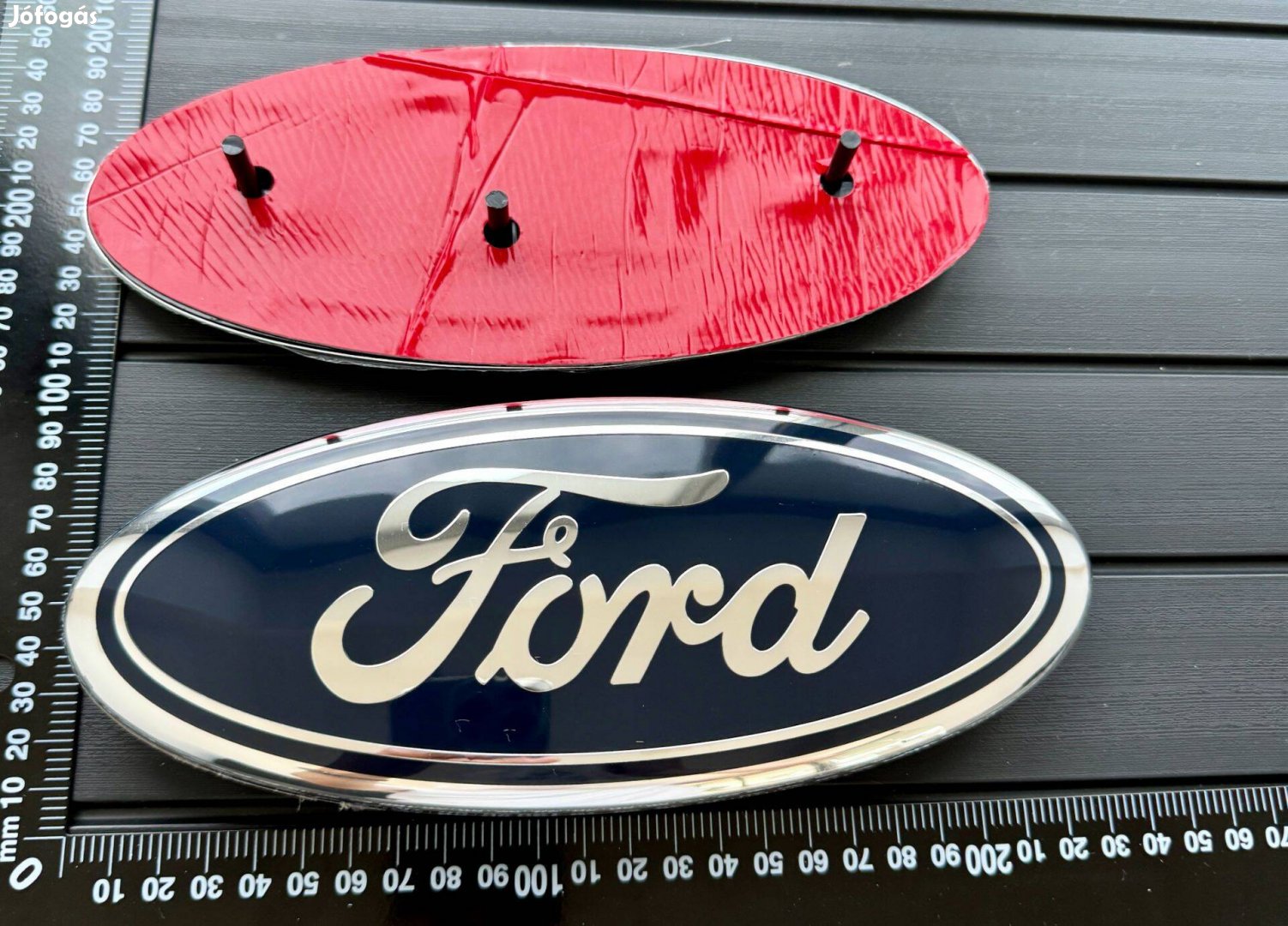 Új Ford 225mm 230mm Csomagtartó Gépház Géptető Embléma JEL Logo