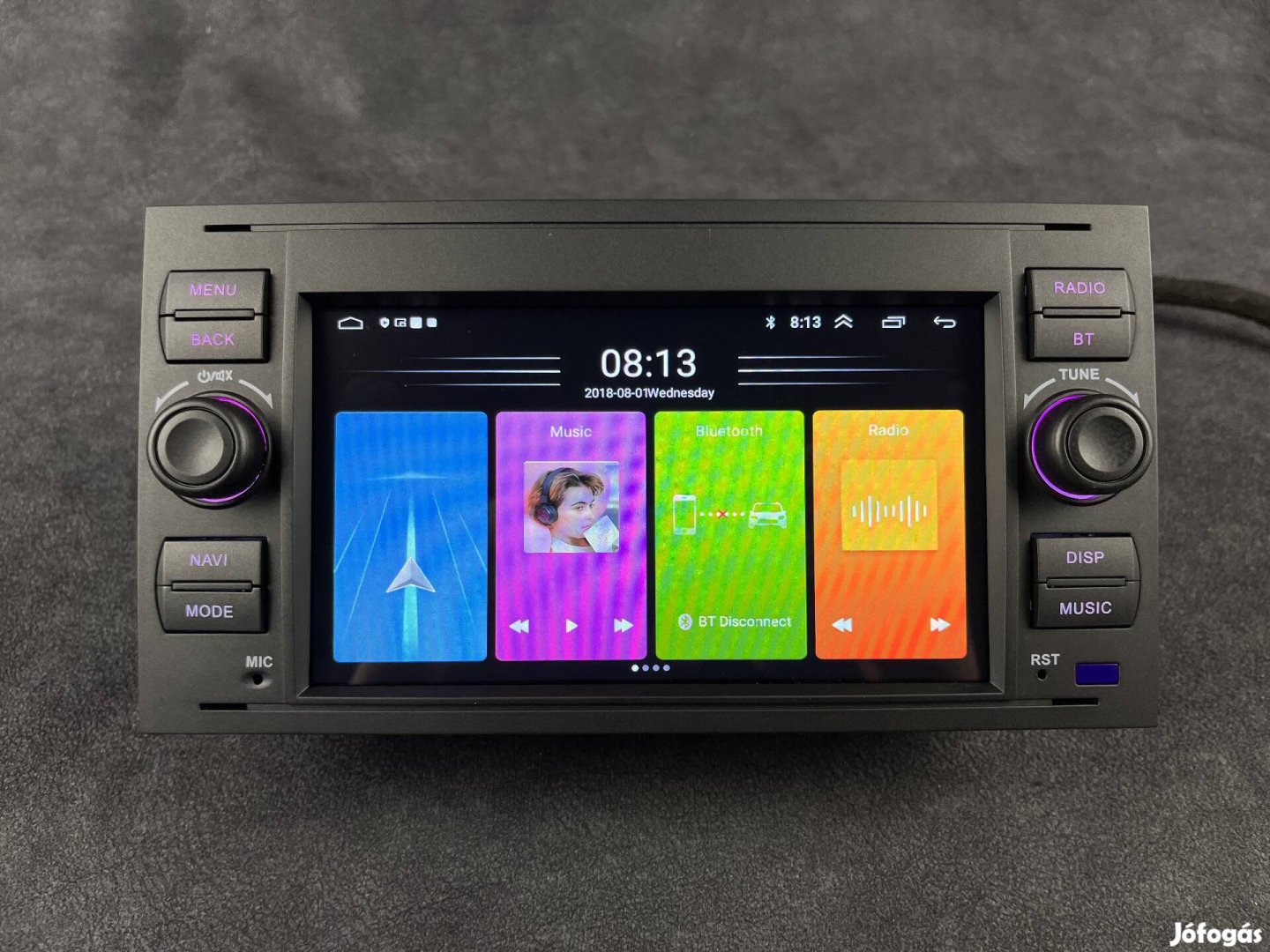 Új Ford C-Max Fekete Kocka Android Navigációs multimédia Carplay