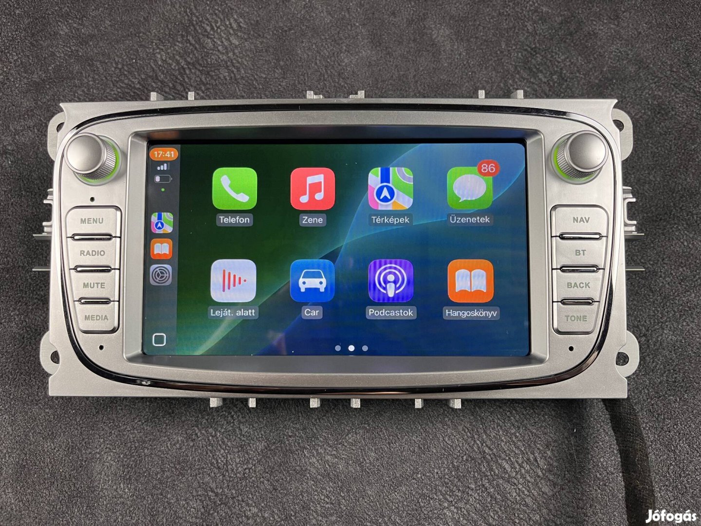 Új Ford Fiesta 2005-től Szürke Android Navigációs multimédia Carplay