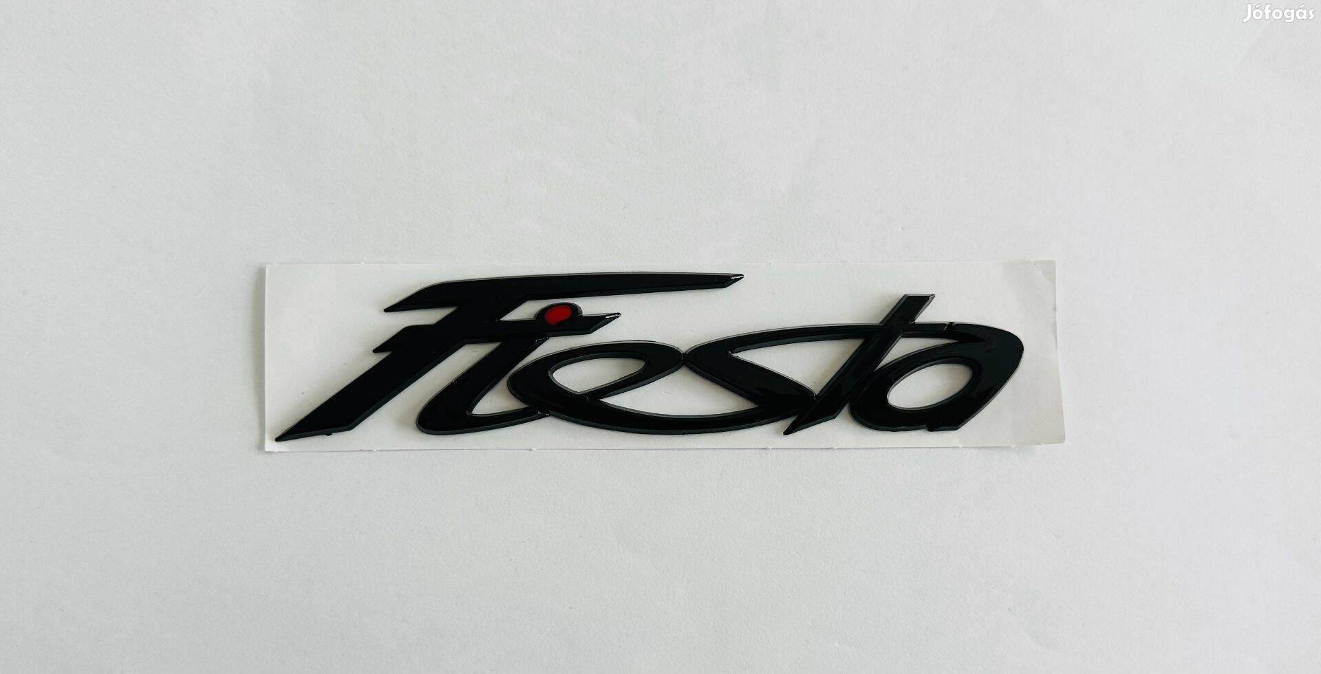 Új Ford Fiesta felirat embléma jel logó kiegészítő gépház csomagtér