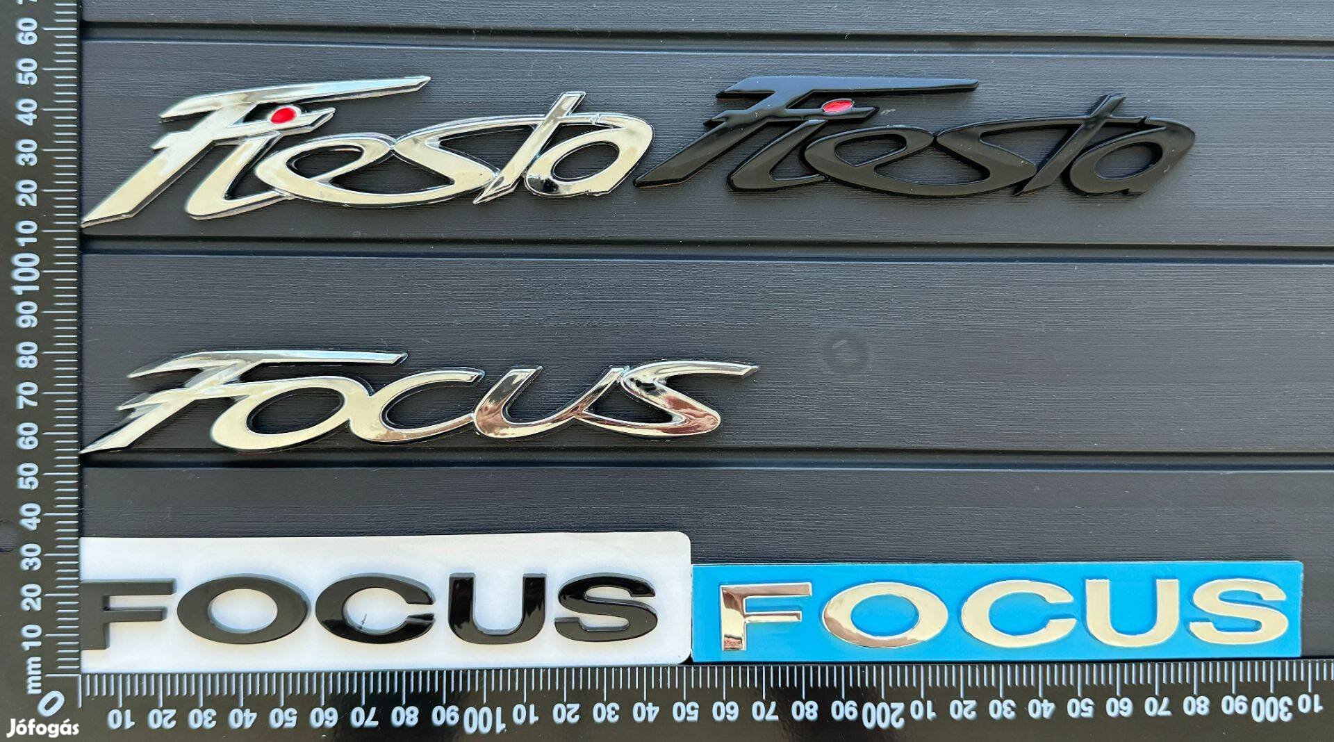 Új Ford Focus Fiesta JEL Logo Embléma Felirat Kiegészítő Matrica