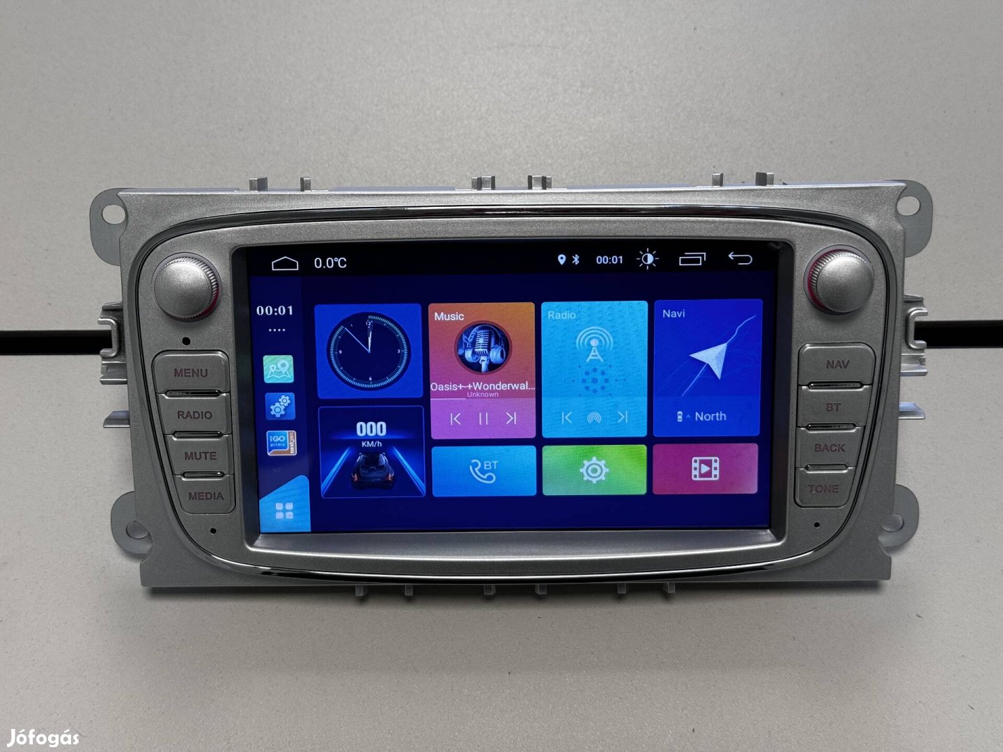 Új Ford Galaxy 2000-09 Szürke Android Navigációs multimédia Carplay