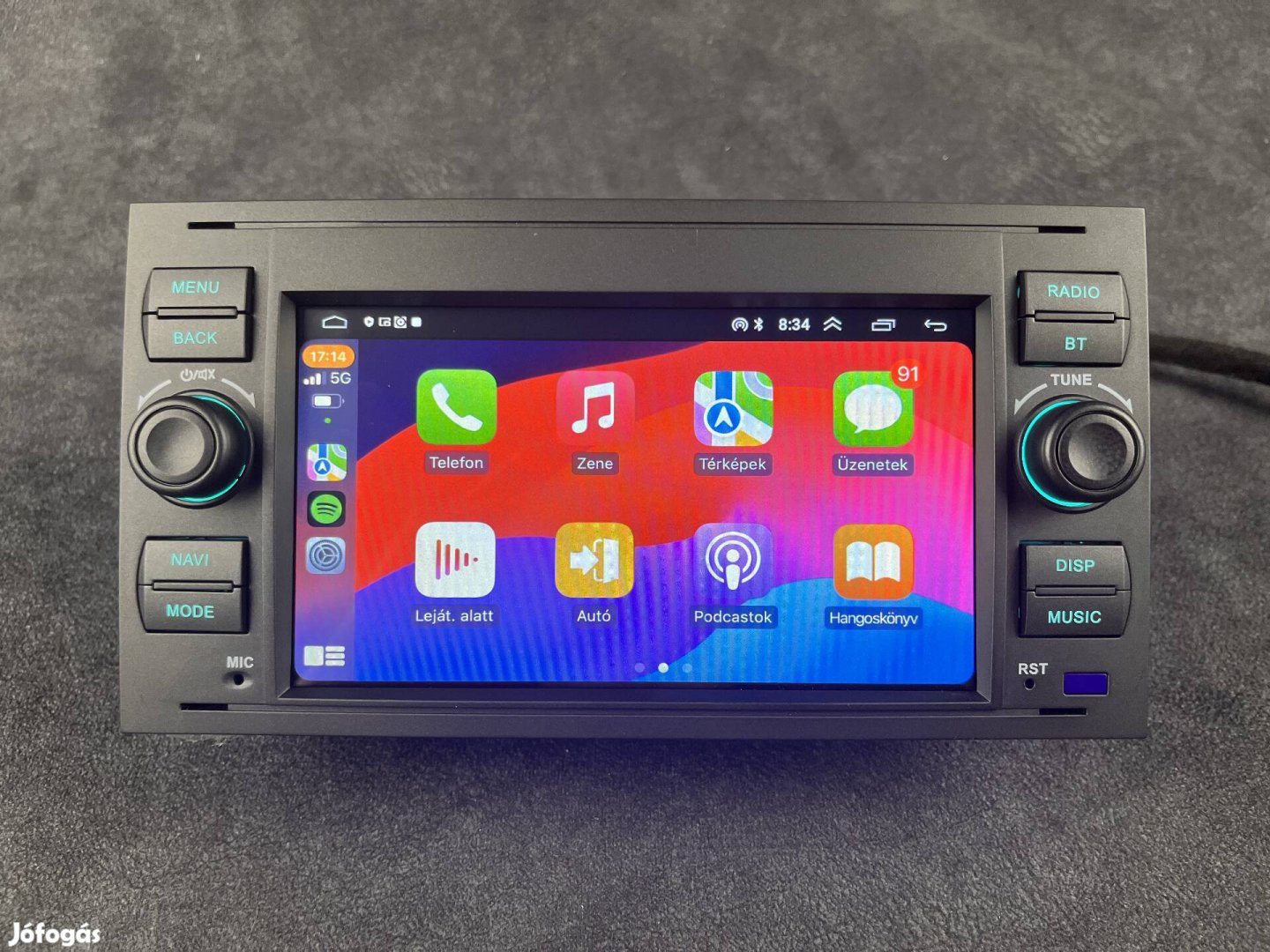 Új Ford Galaxy Fekete Kocka Android Navigációs multimédia Carplay