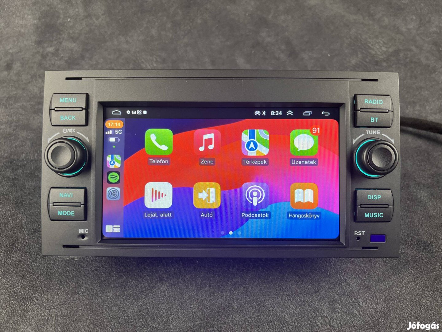 Új Ford Galaxy Fekete Kocka Android Navigációs multimédia Carplay