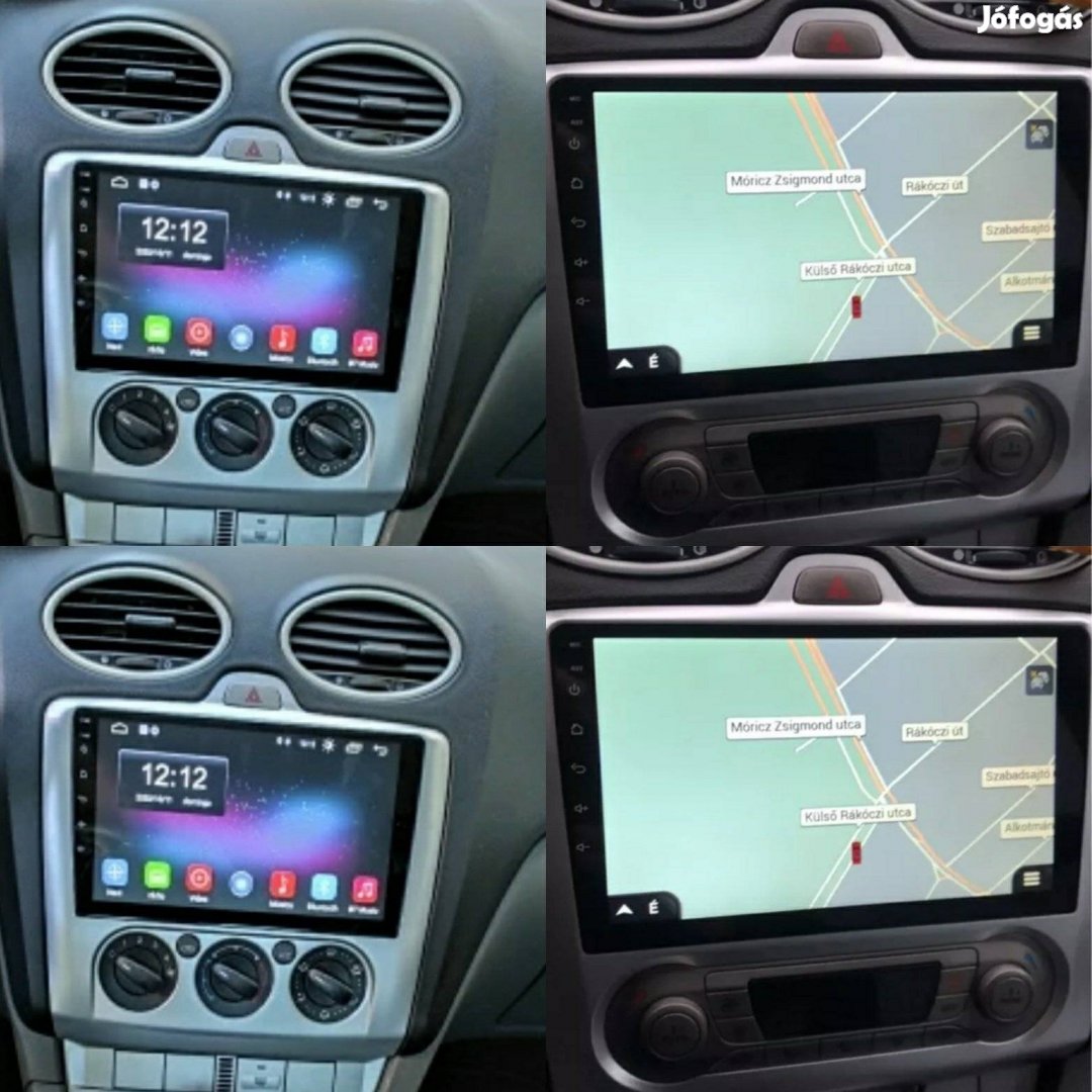 Új Ford focus magyar gps android autó rádió multimédia fejegység hifi