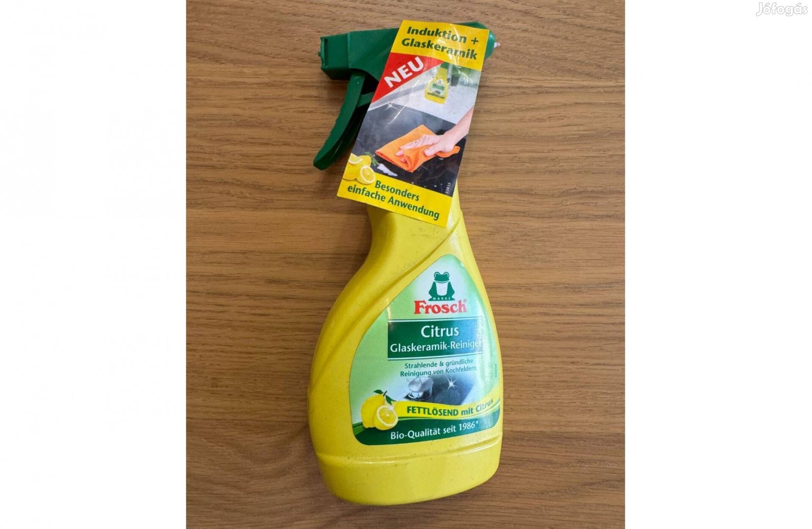 Új Frosch Citrus Glaskeramik 300ml Üveg Kerámia Tisztitószer Zsíroldó