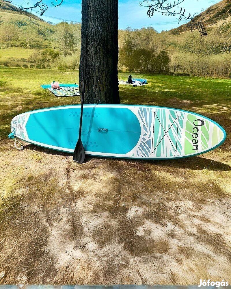 Új Funwater 335 cm felfújható SUP deszka teljes szett garival