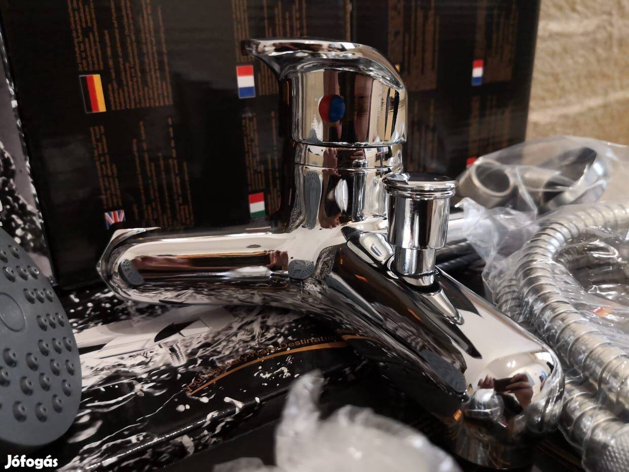 Új Fürdőszobaszett kád csaptelep zuhany zuhanyszett Új bontatlan