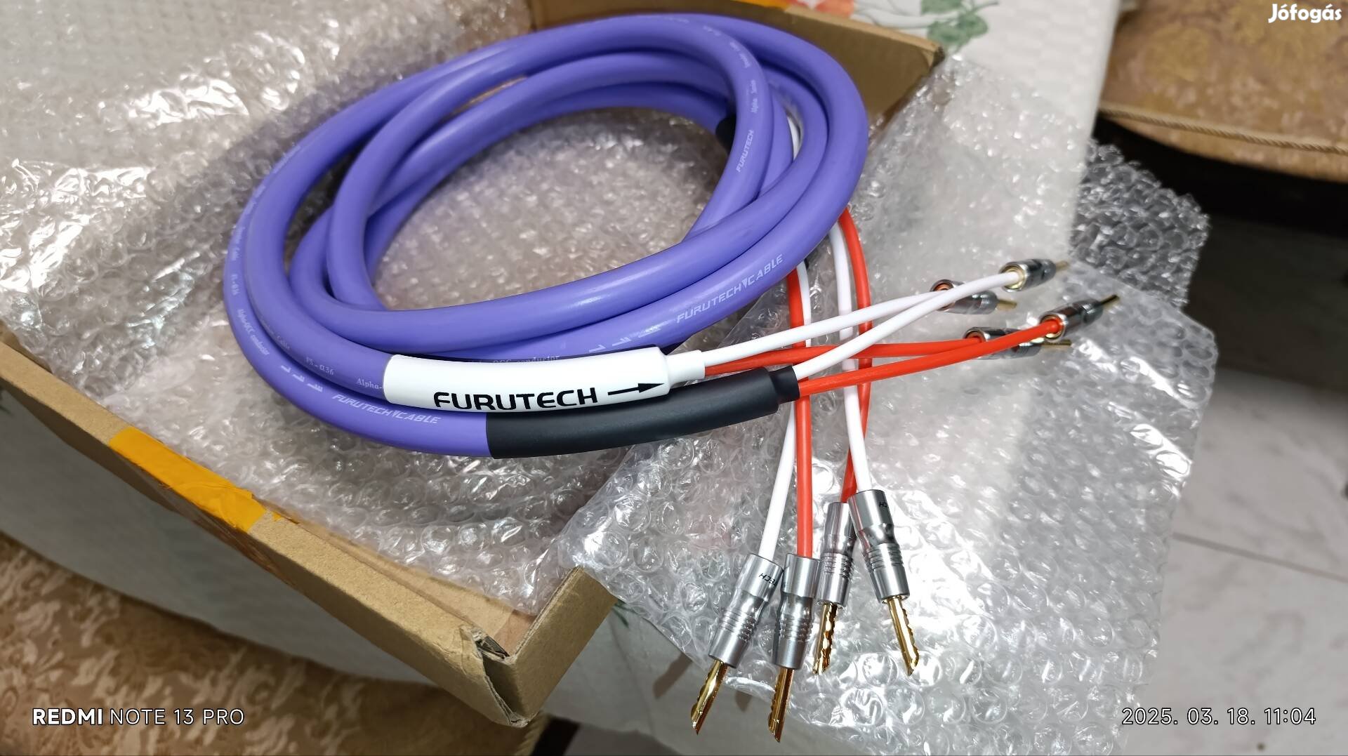 Új Furutech FS-Alpha 36 hangfal kábel