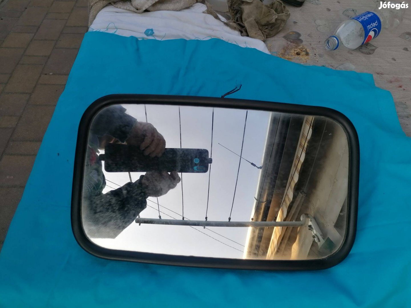Új Fűtöszálas külső tükör Teherautóra, Munkagépre STB