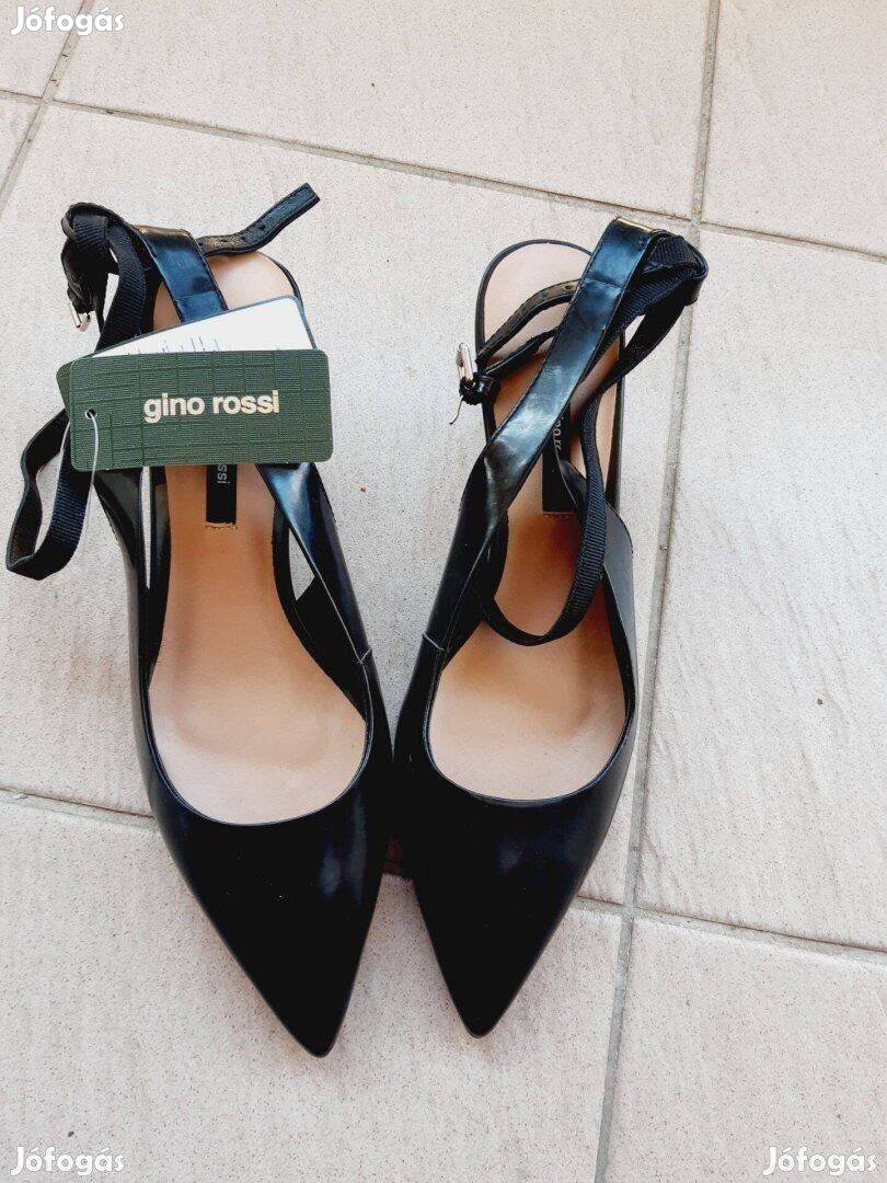 Új GINO Rossi 39-es bőr női sling cipő (bolti ára: 26900ft
