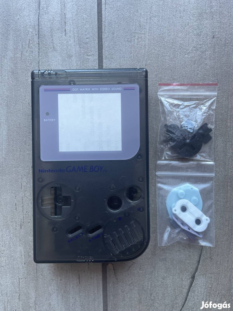 Új Game Boy Classic DMG-01 retró konzol ház kiegészítőkkel