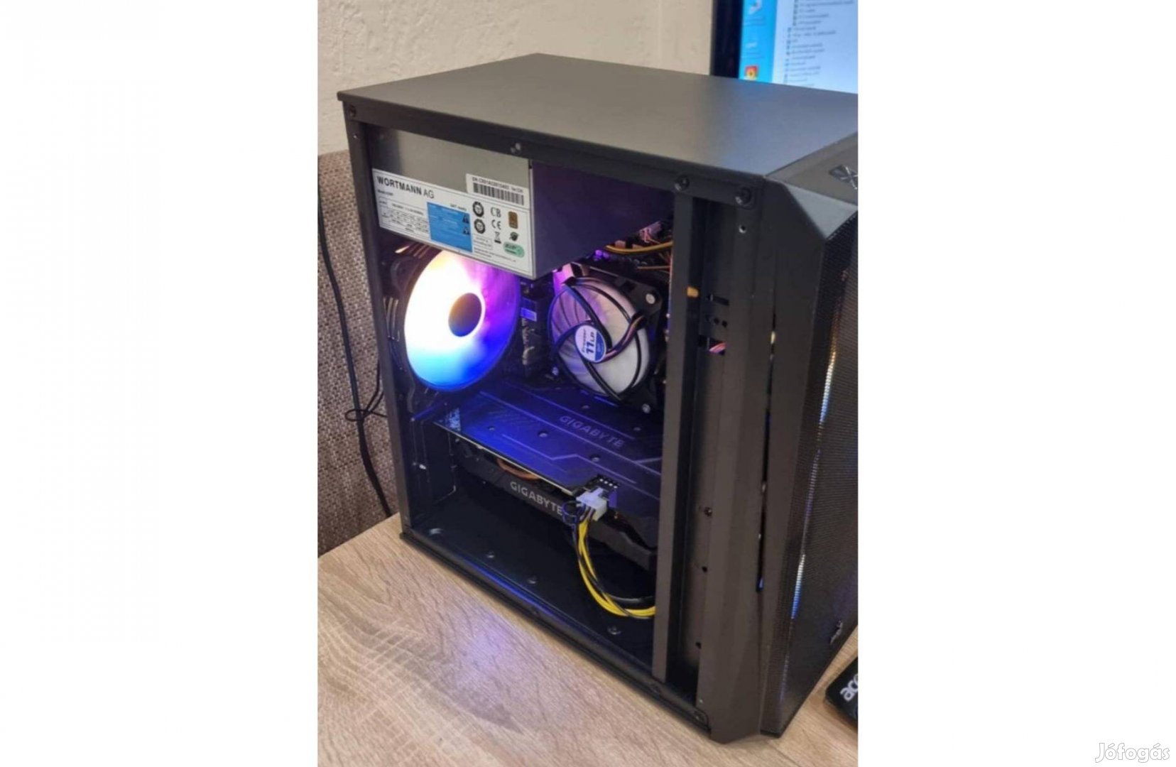 Új Gamer PC számítógép Ryzen 7 5700X 32Gb RAM 512GB SSD AMD RX 6800