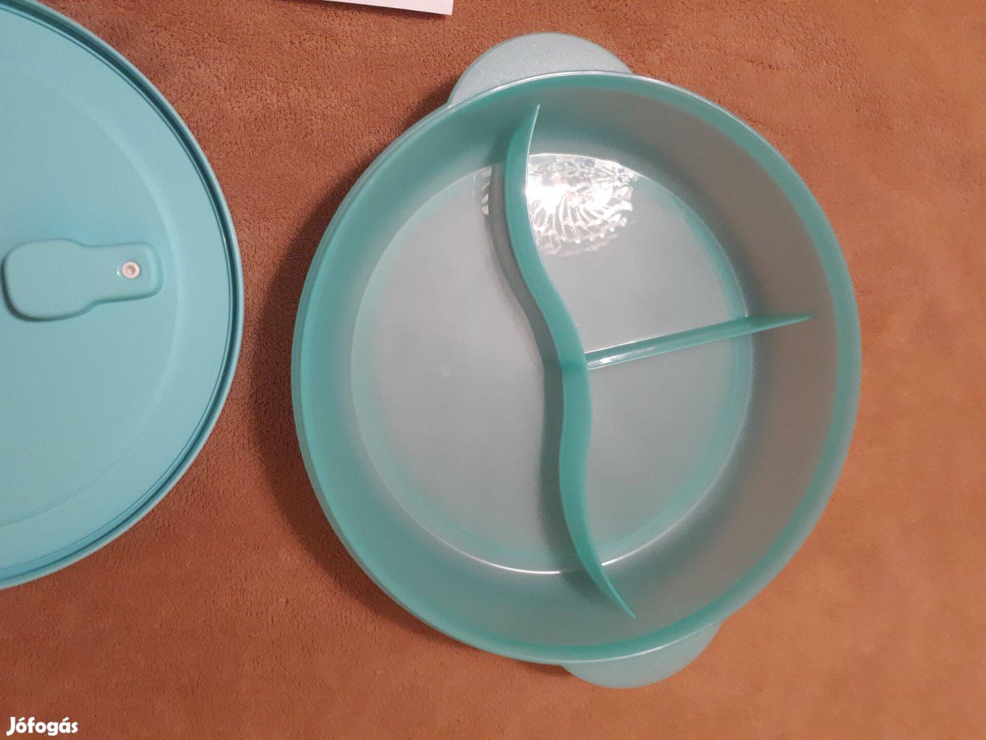 Új Generációs Polytupper osztott edény Tupperware türkiz zöld Új!