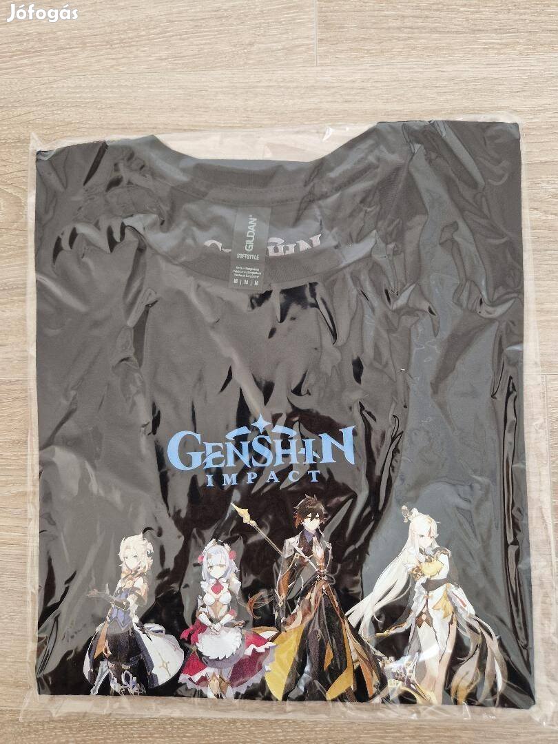 Új Genshin pólók S, M, L, XL méretben