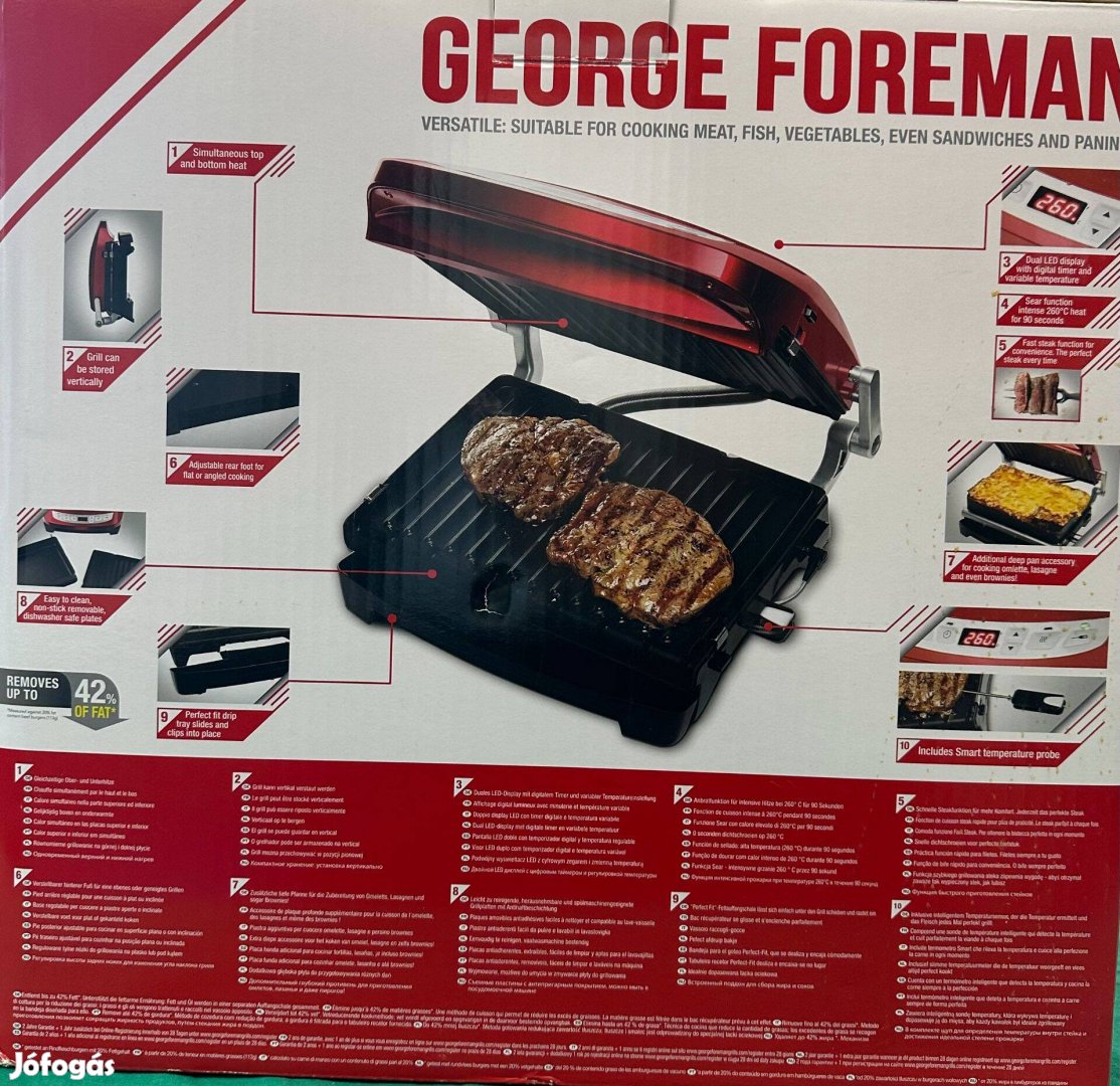 Új George foreman kontaktgrill