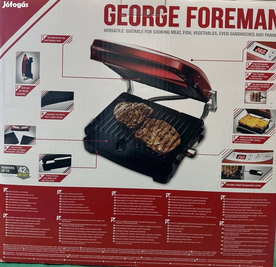 Új George foreman kontaktgrill