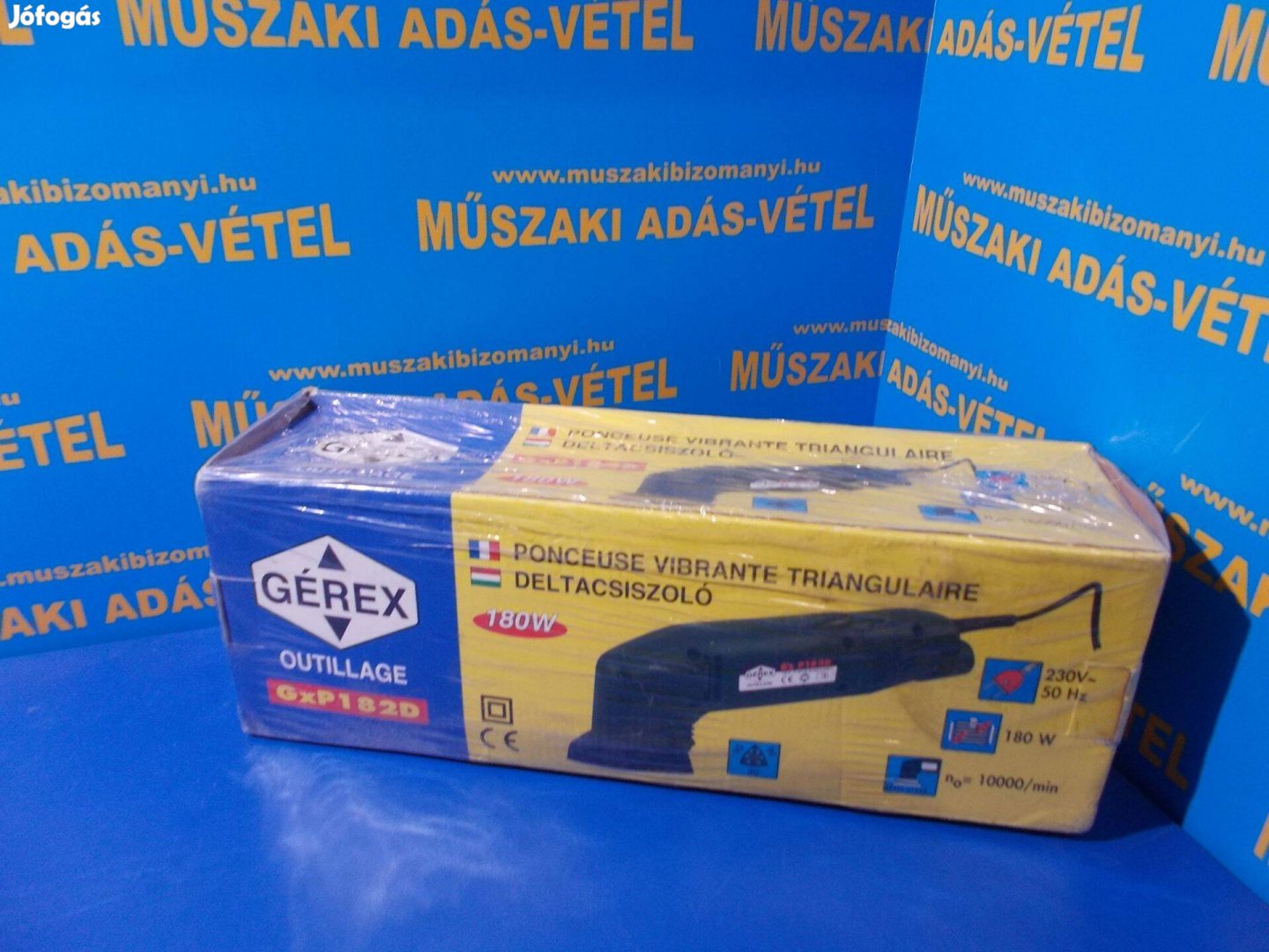 Új Gérex Gxp 182D deltacsiszoló jótállással Gerex Modell -