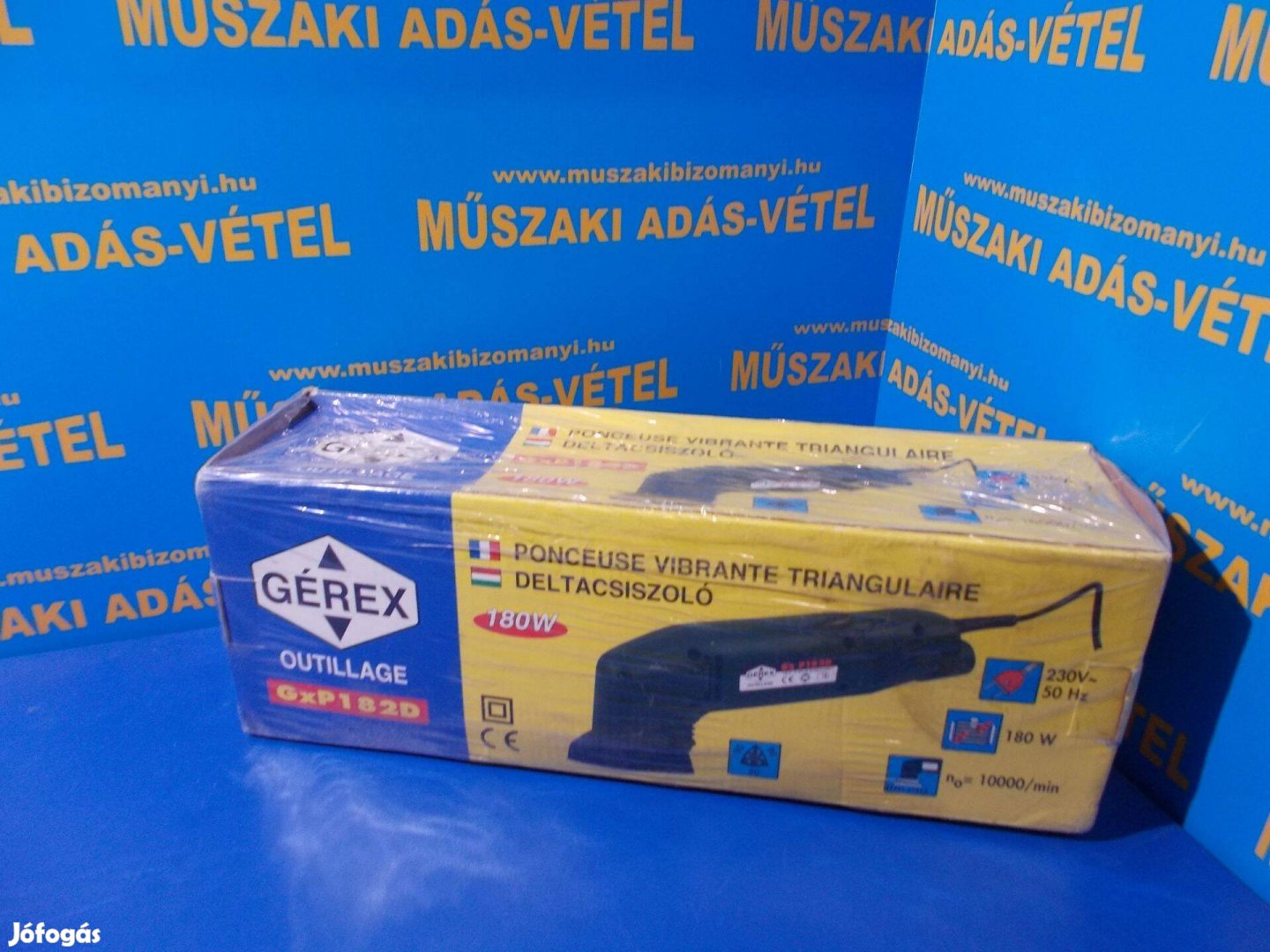 Új Gérex Gxp 182D deltacsiszoló jótállással Gerex Modell m